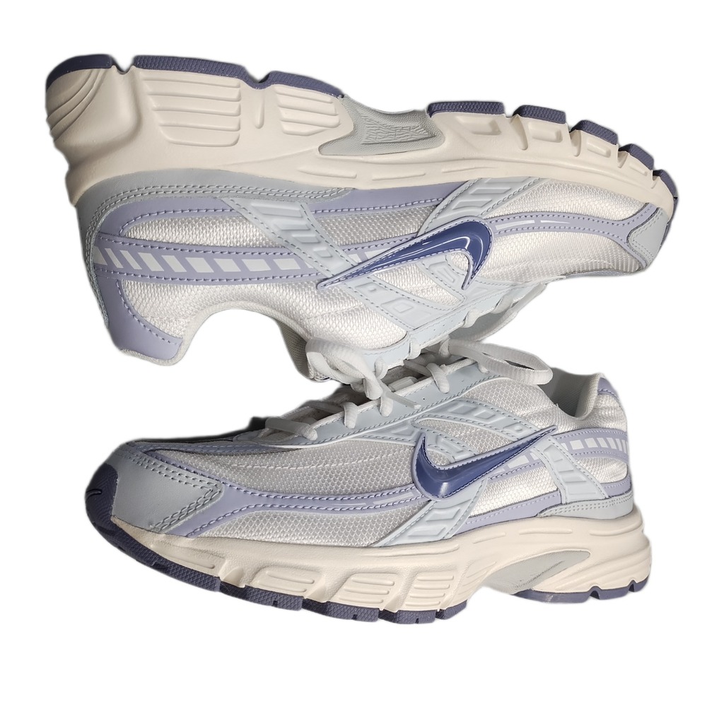 Nike Initiator Sneakers Womens 10 White Blue Athletic Low Top Lace Up IB4339-121